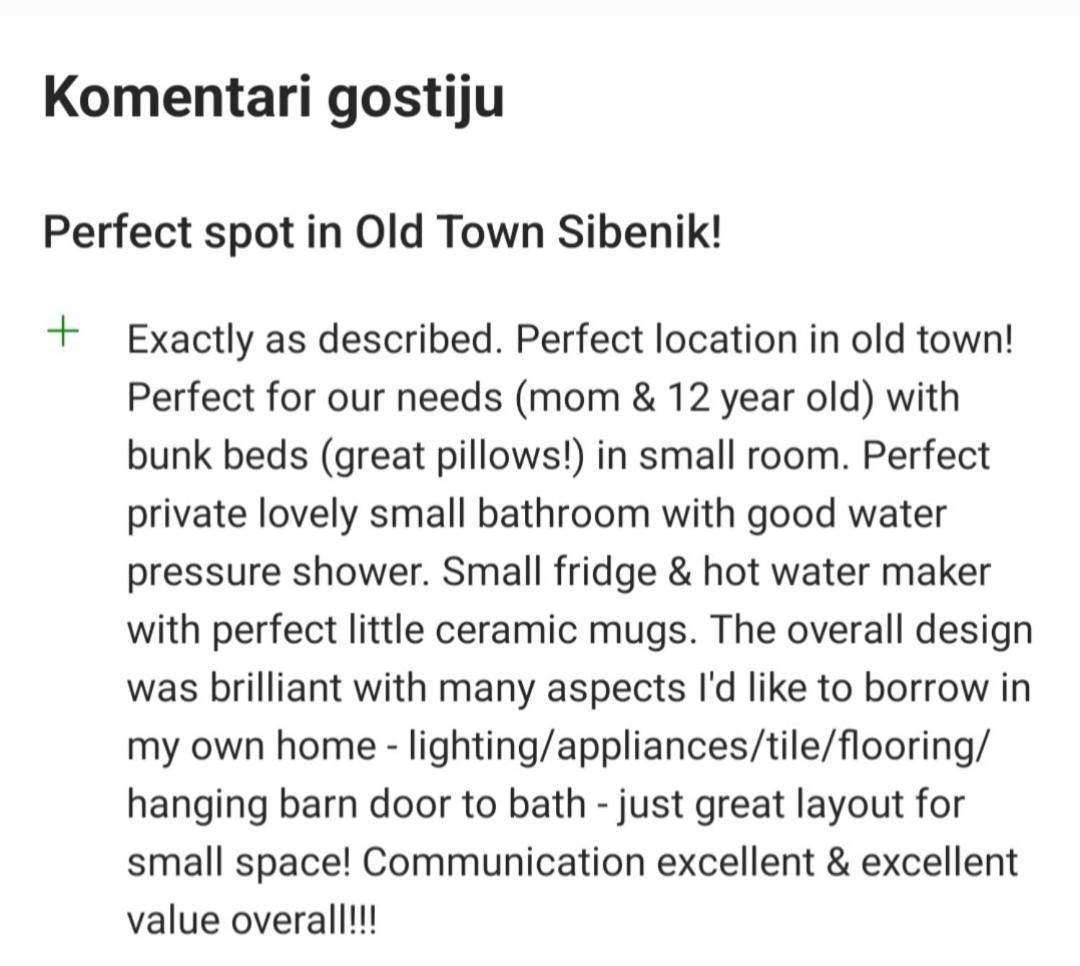Rooms & Studio Apartments Šibenik Exteriér fotografie